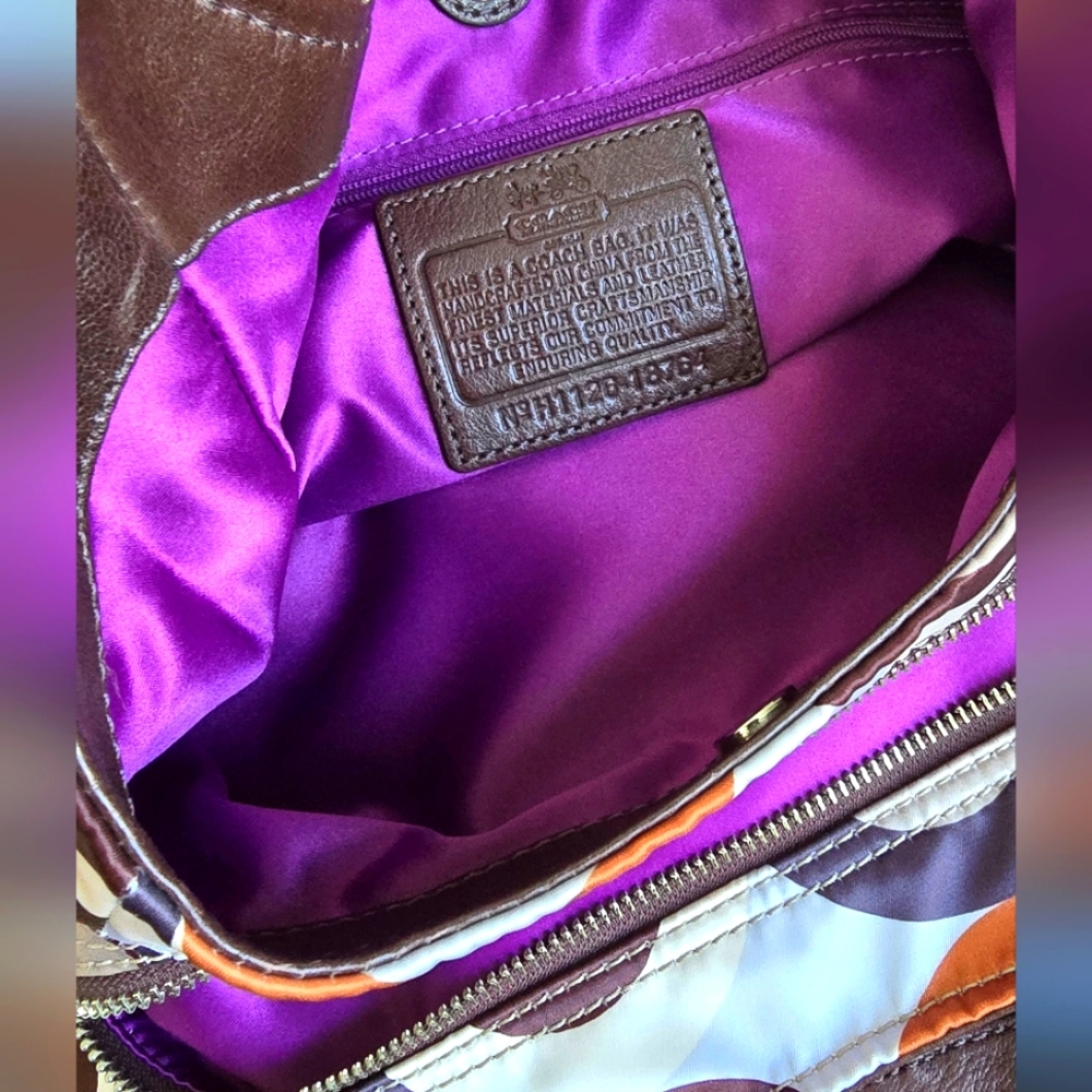 Coach Maggie Madison OP Art Multicolor style # 18764 - Picture 6 of 10